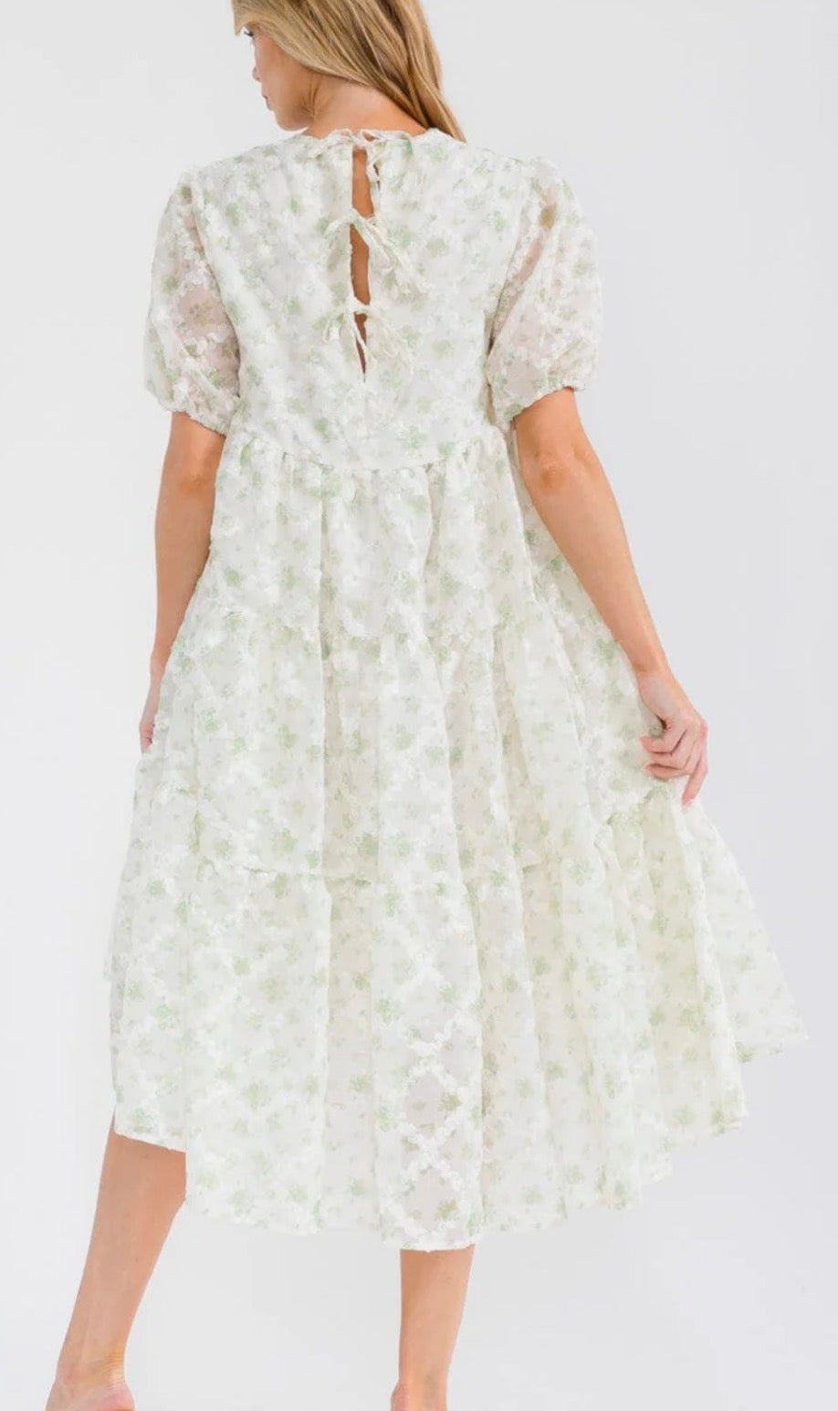 Rachel Flower MIDI in Sage
