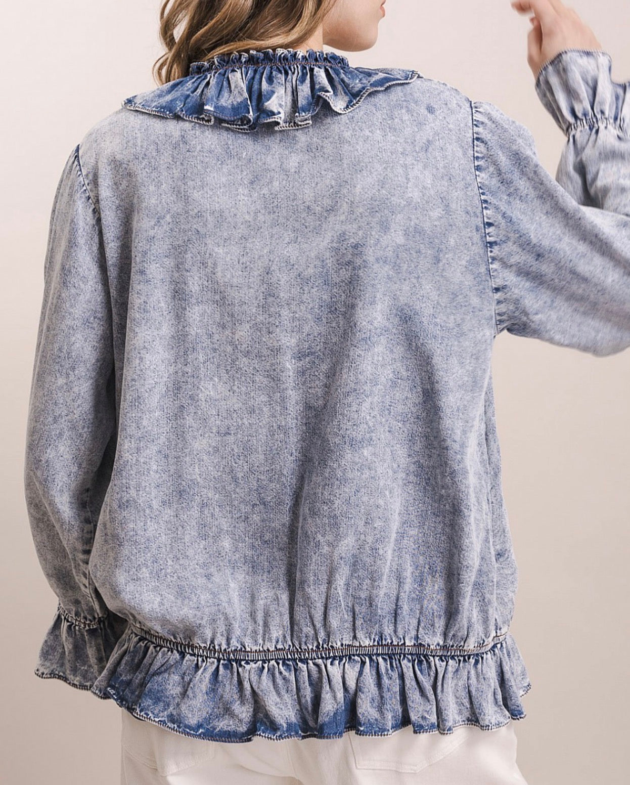 Zara Ruffle Top