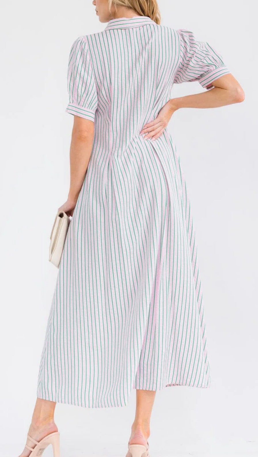 Striped Maxi in Pink