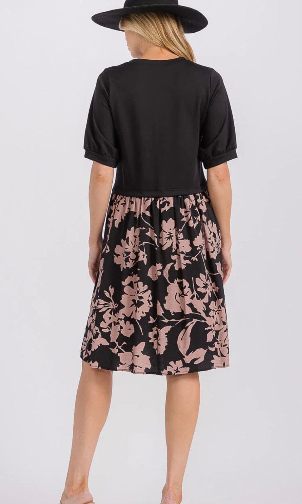 Black Floral Dress