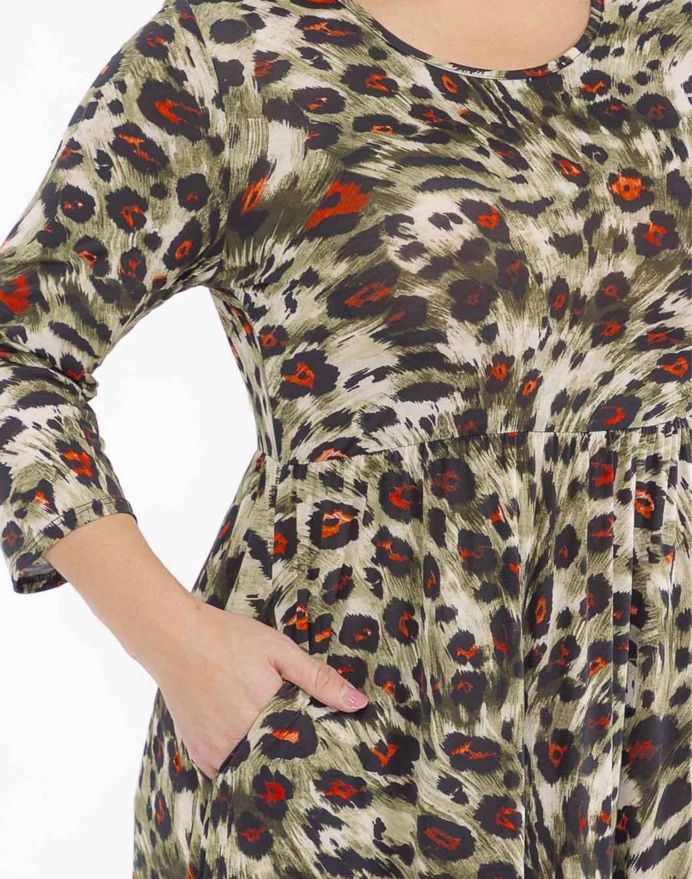 Plus Stella Animal Print Maxi