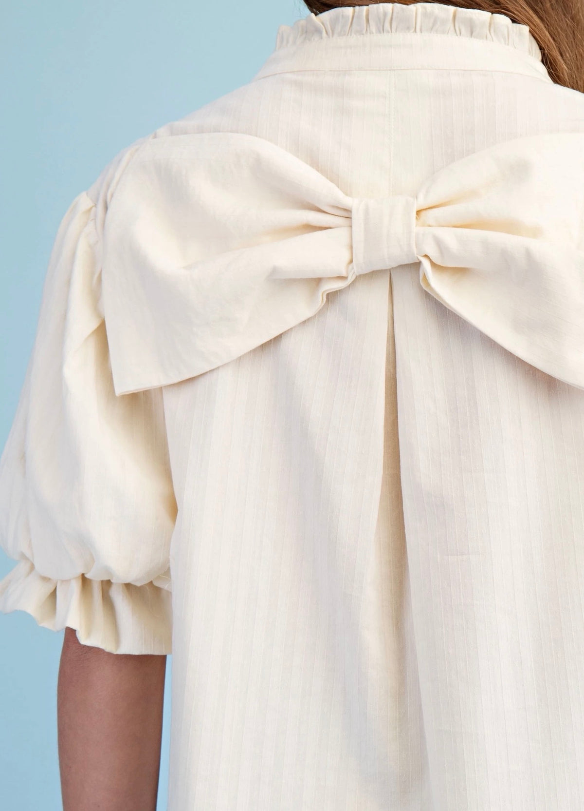 Bow-tiful Top In Cream