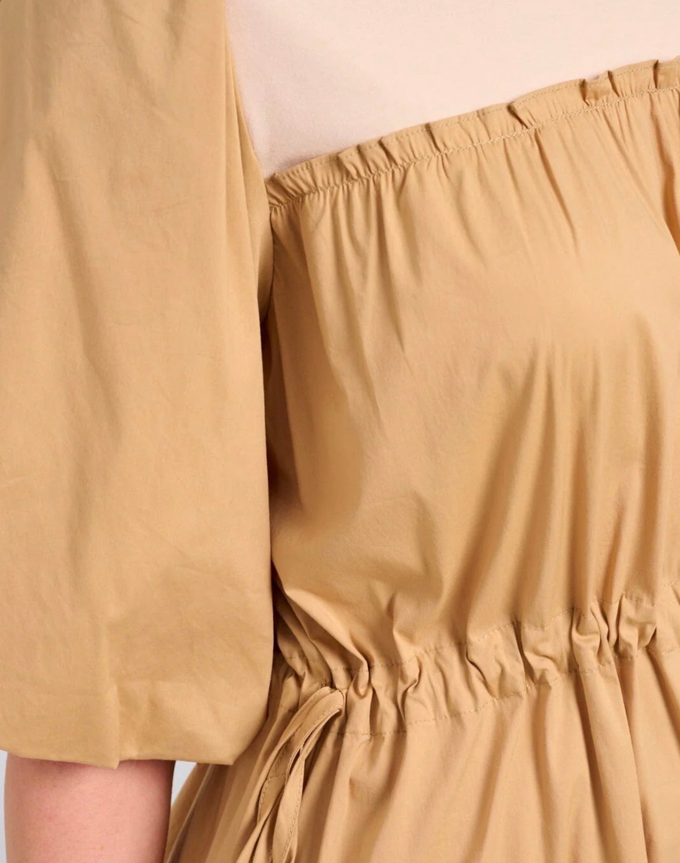 Puff Colorblock MIDI in Taupe