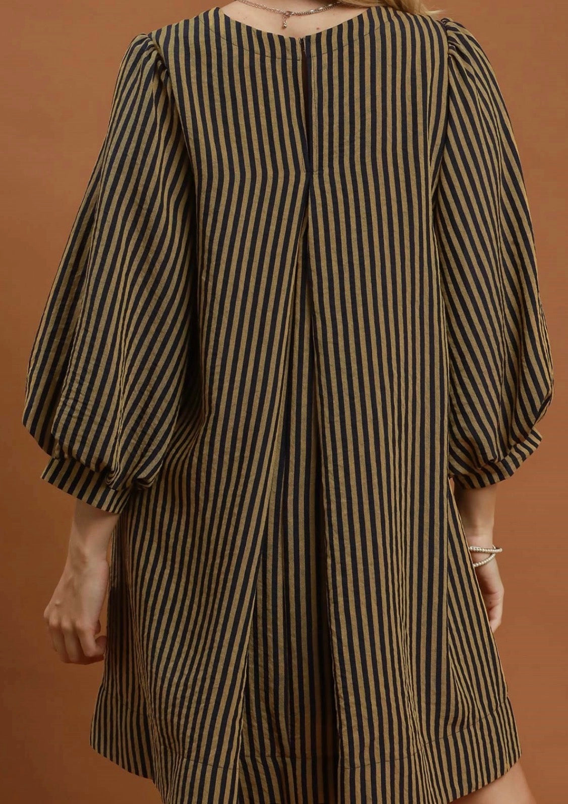 The Striper Top in Navy