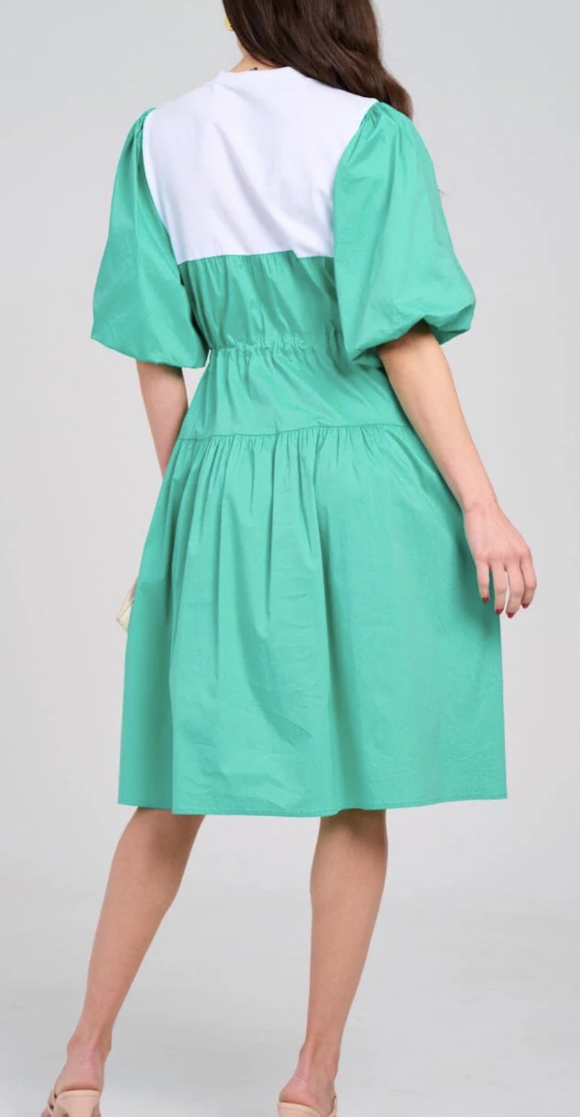 Puff Colorblock MIDI in Jade