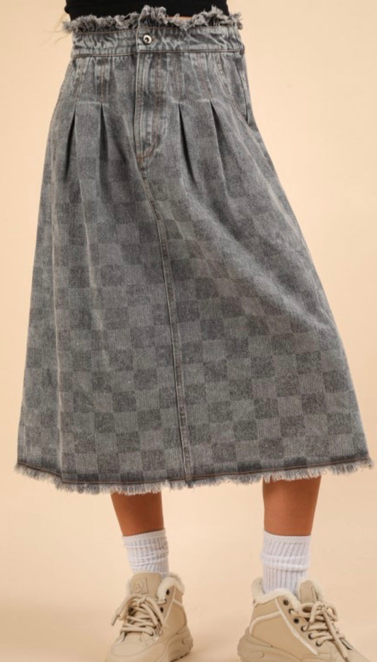 Chester Skirt in Grey