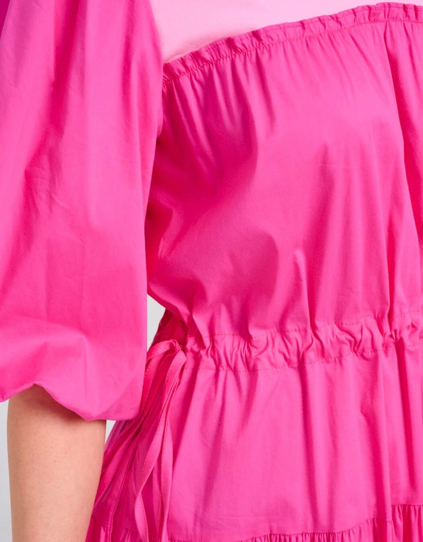 Puff Colorblock MIDI in Fushia