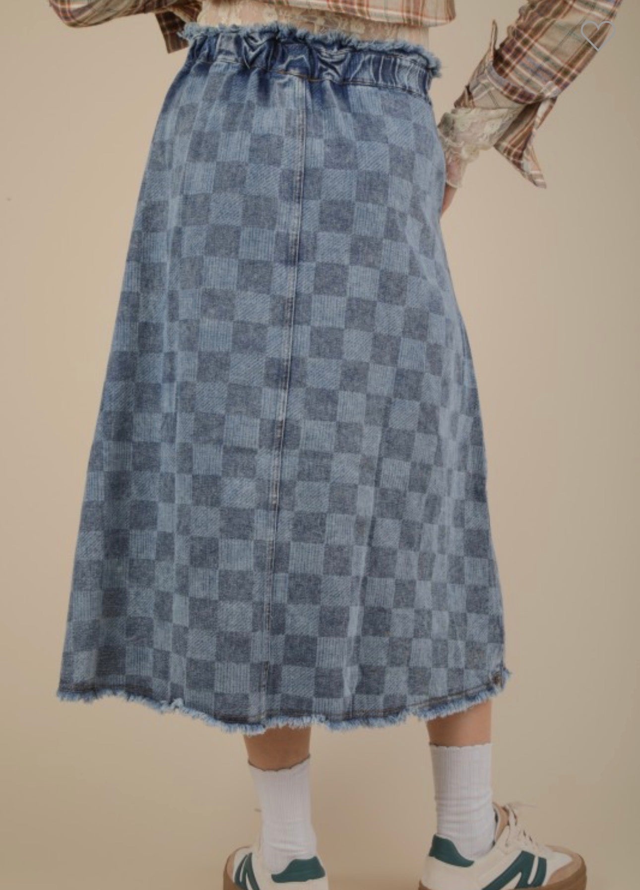 Chester Skirt in Denim