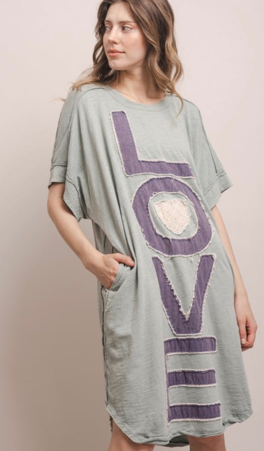Love T-Shirt Dress