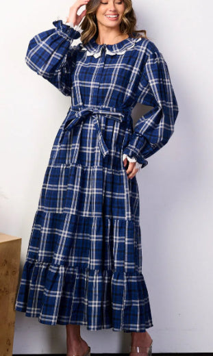 Gingham Maxi Dress