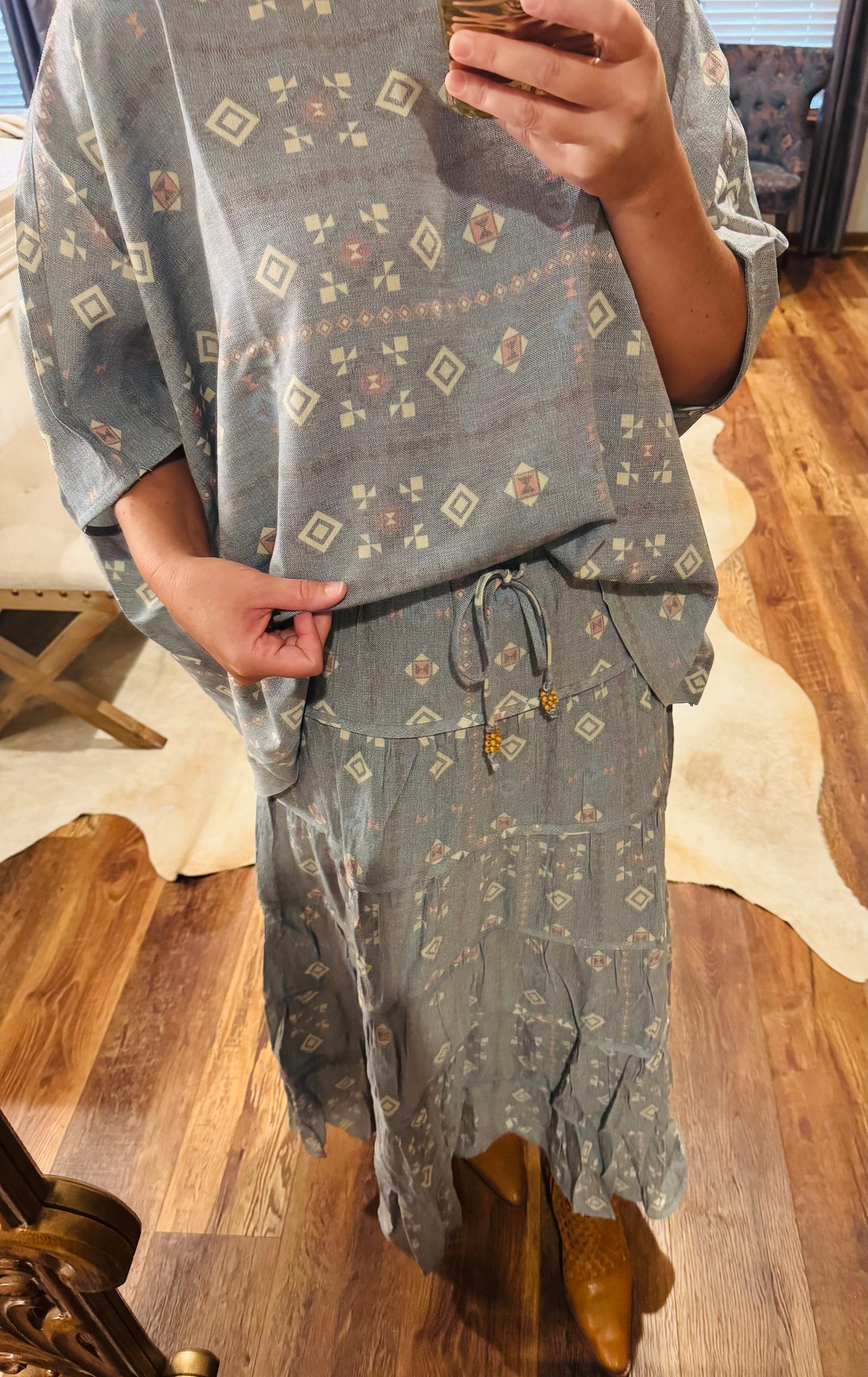 Azara Set in Denim