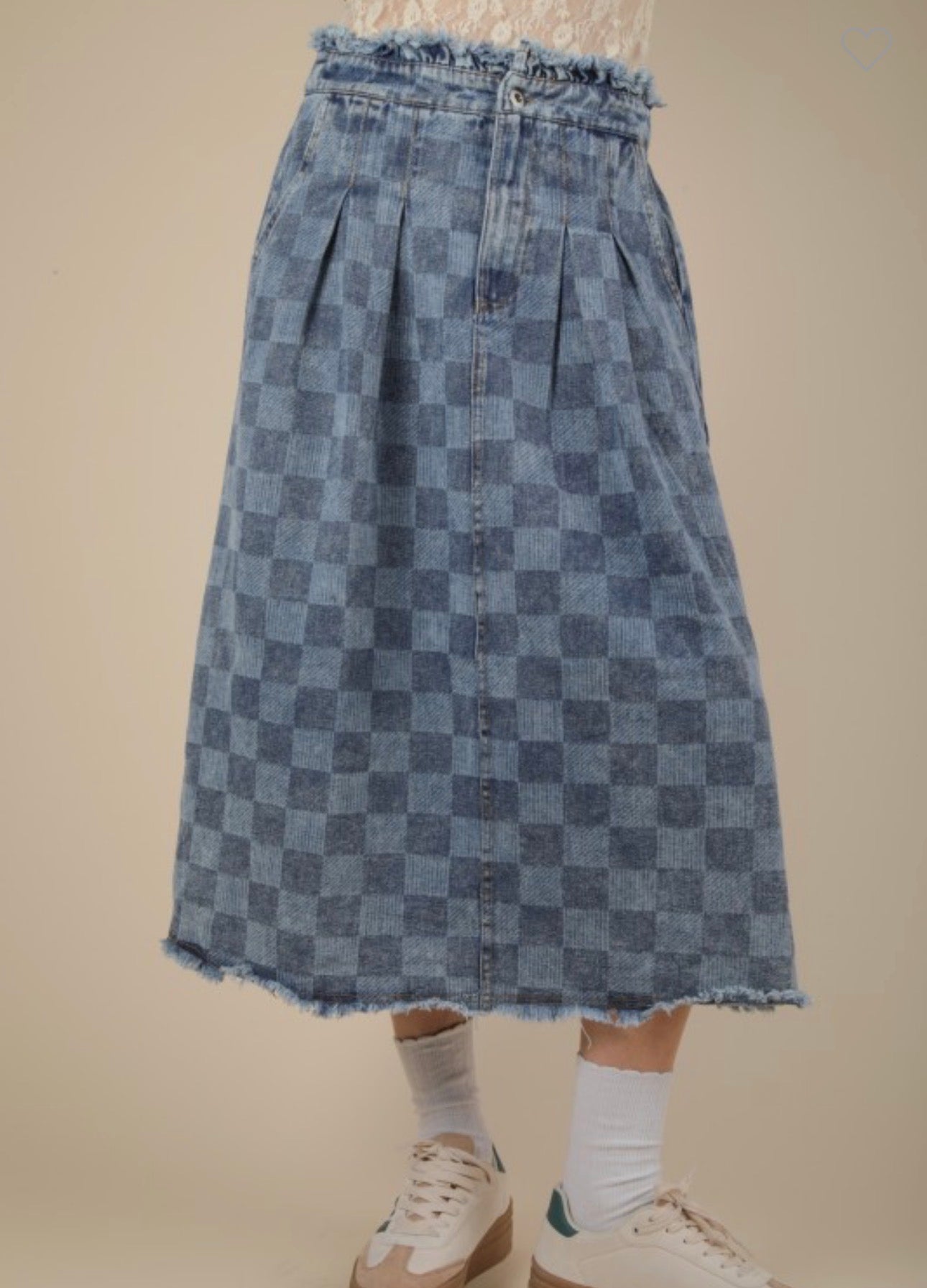 Chester Skirt in Denim