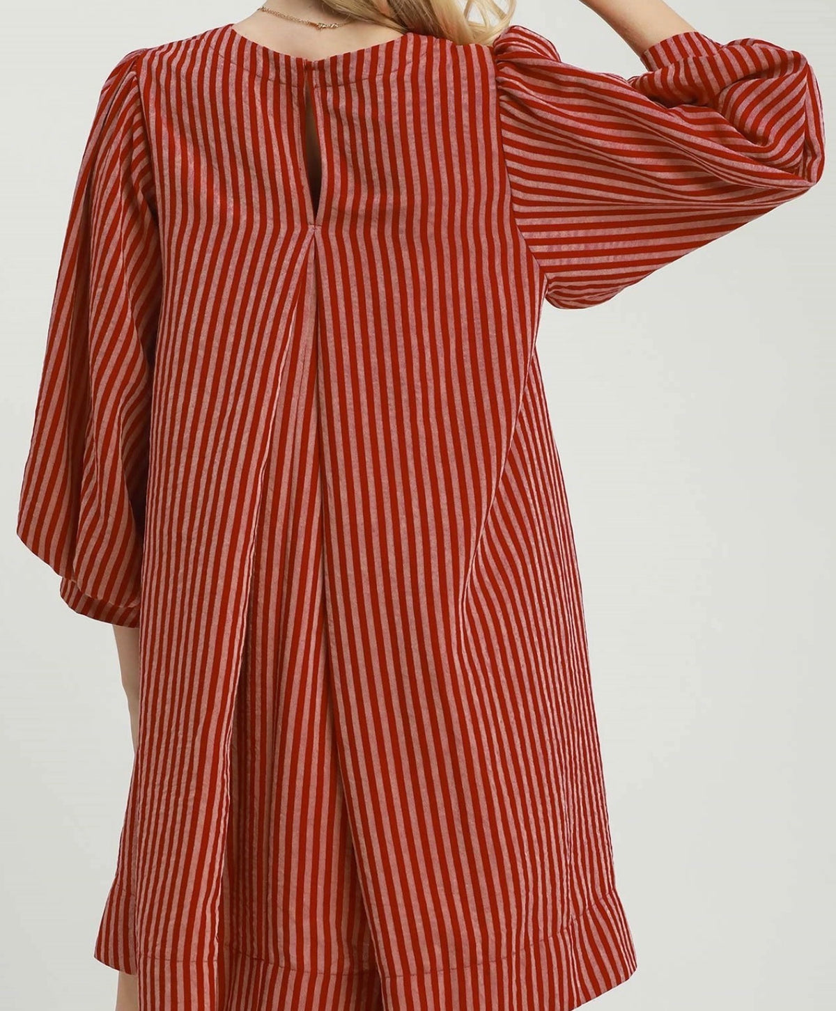 The Striper Top in Red