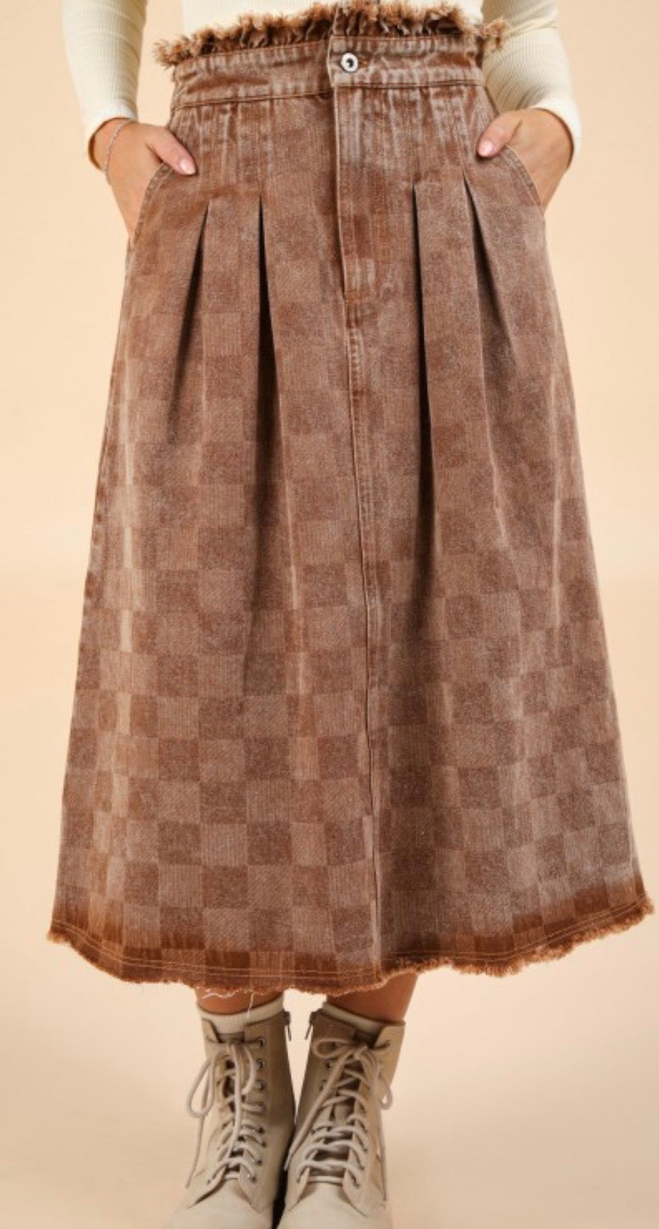 Chester Skirt in Camel
