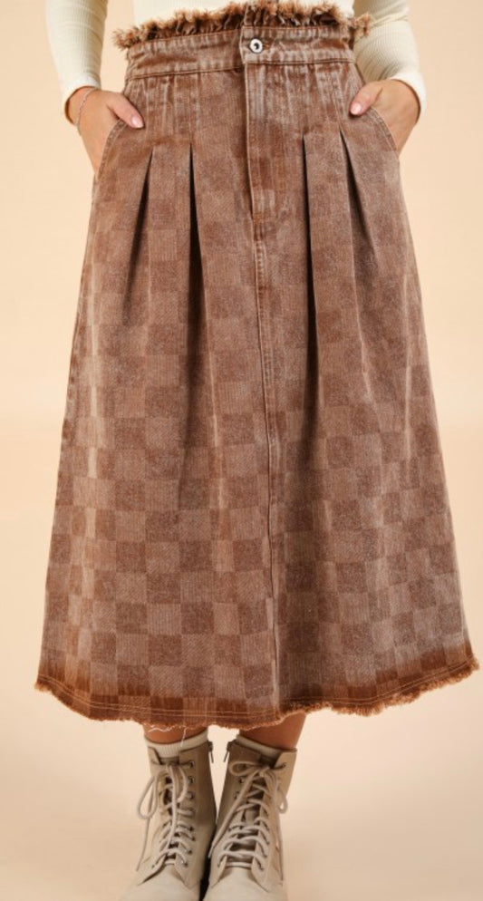 Chester Skirt in Camel