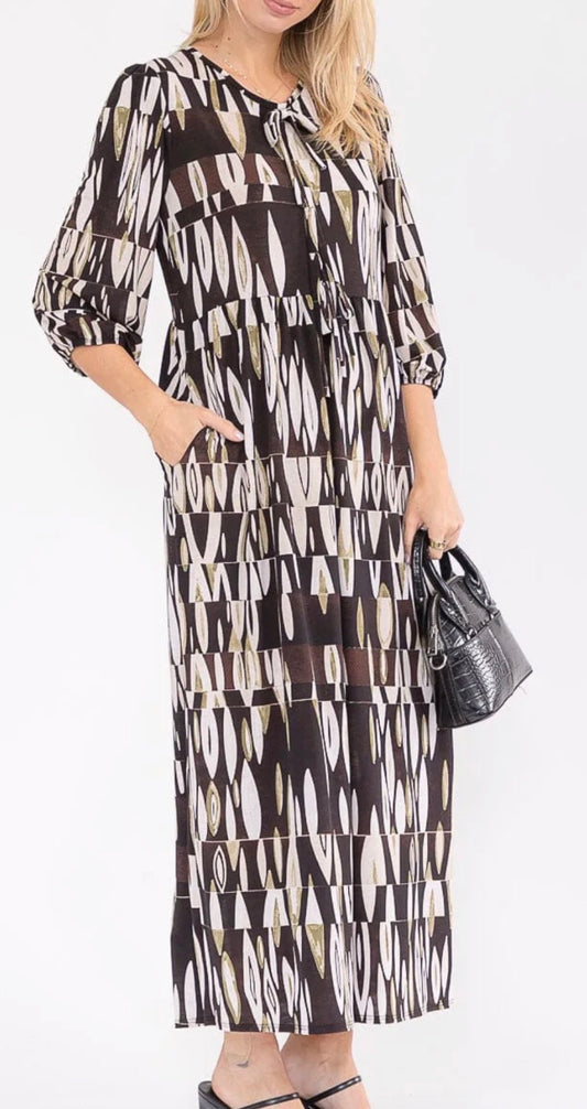 Black Multi Maxi