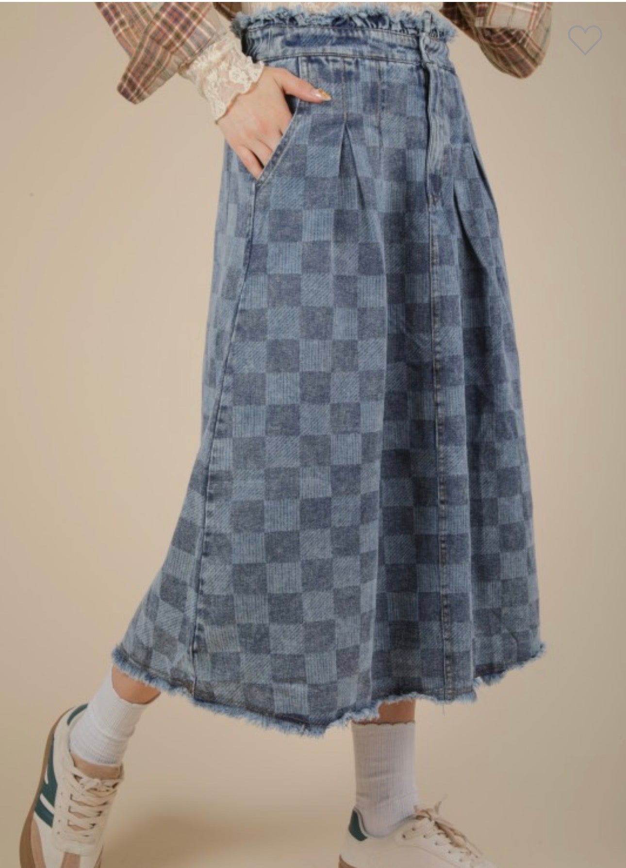 Chester Skirt in Denim