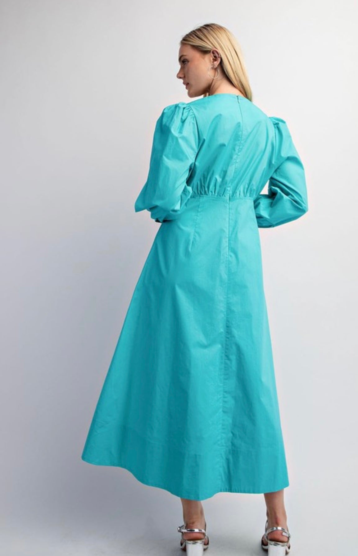 Turquoise Pocket dress