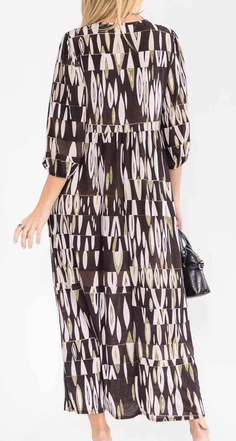 Black Multi Maxi