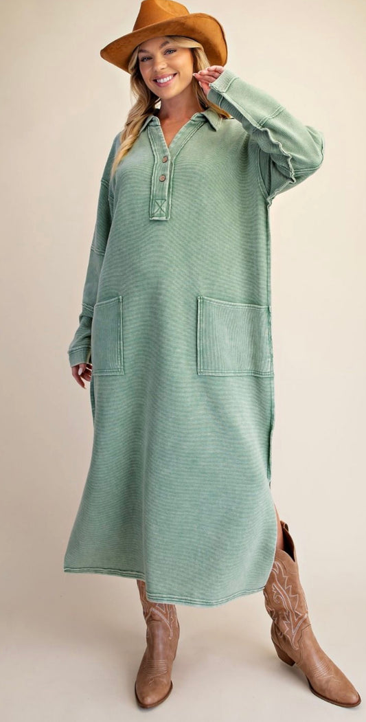 Blair MIDI in Washed Sage