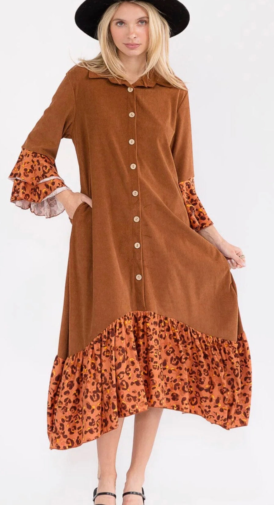 Indy Camel Maxi Dress