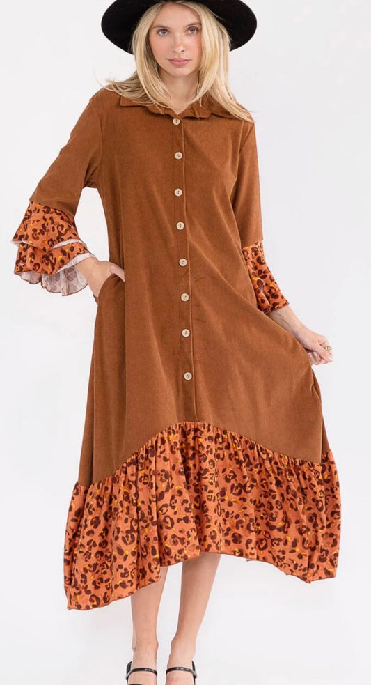 Indy Camel Maxi Dress