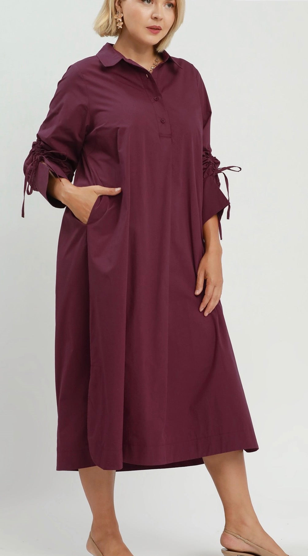 Plus Lela MIDI In Merlot
