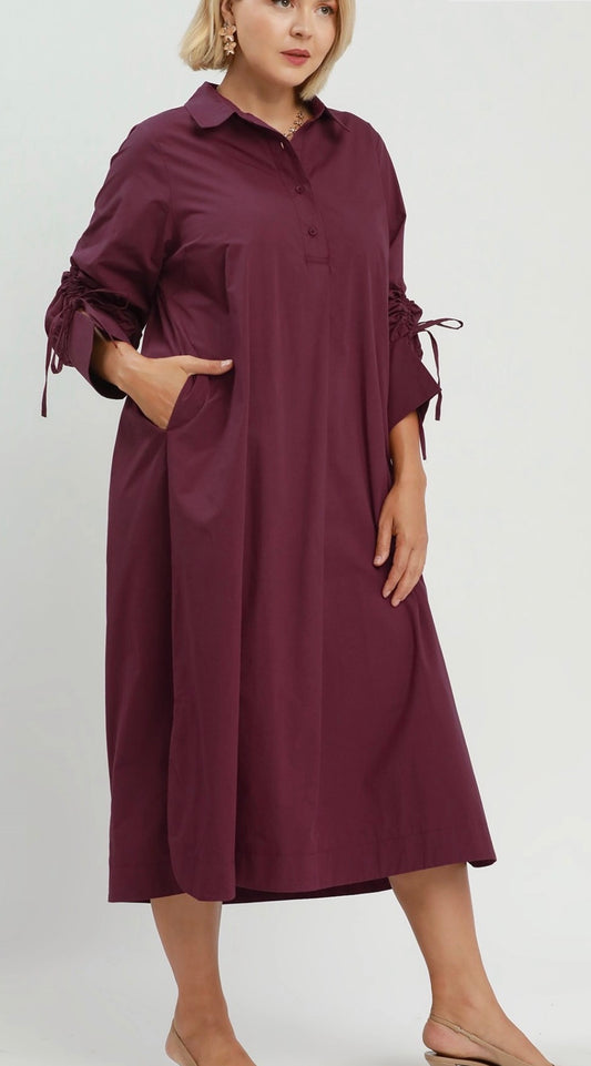 Plus Lela MIDI In Merlot